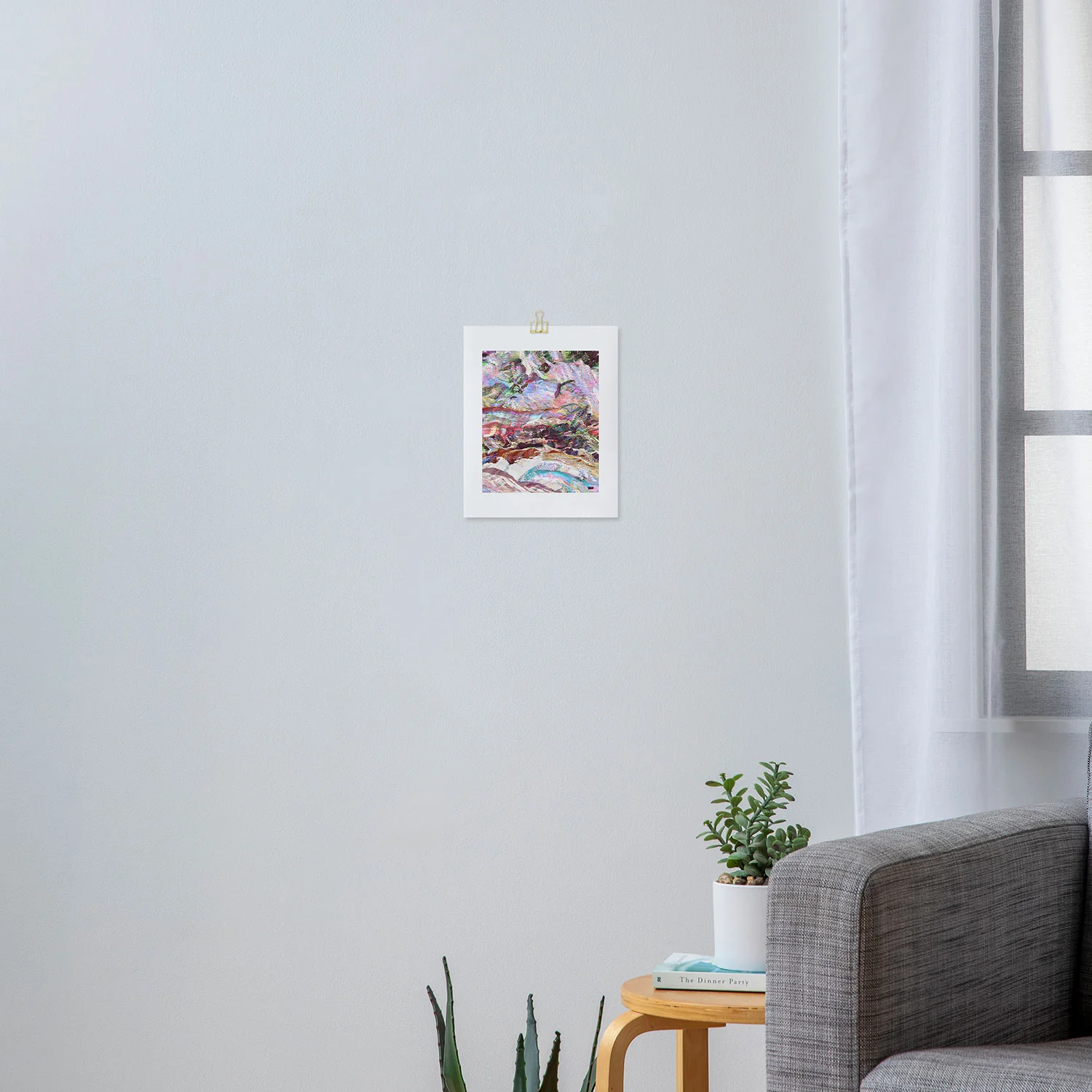 83 Oranges Sequin Haze Art Print - Image 3