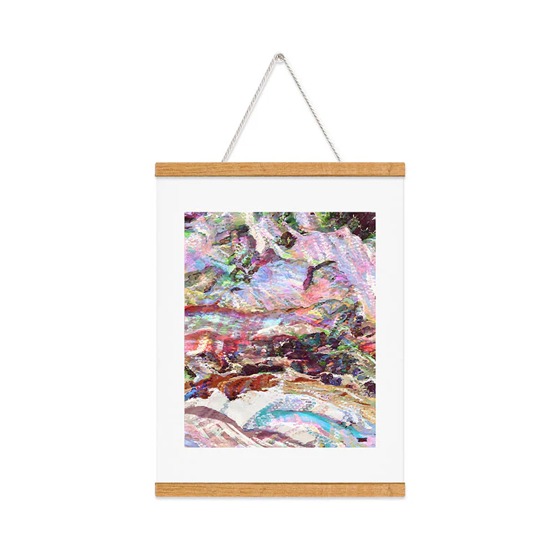 83 Oranges Sequin Haze Art Print - Image 31