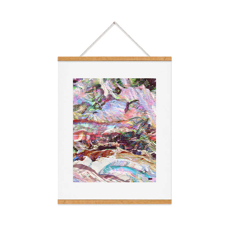 83 Oranges Sequin Haze Art Print - Image 34