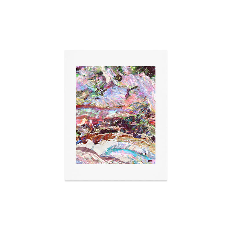 83 Oranges Sequin Haze Art Print - Image 4