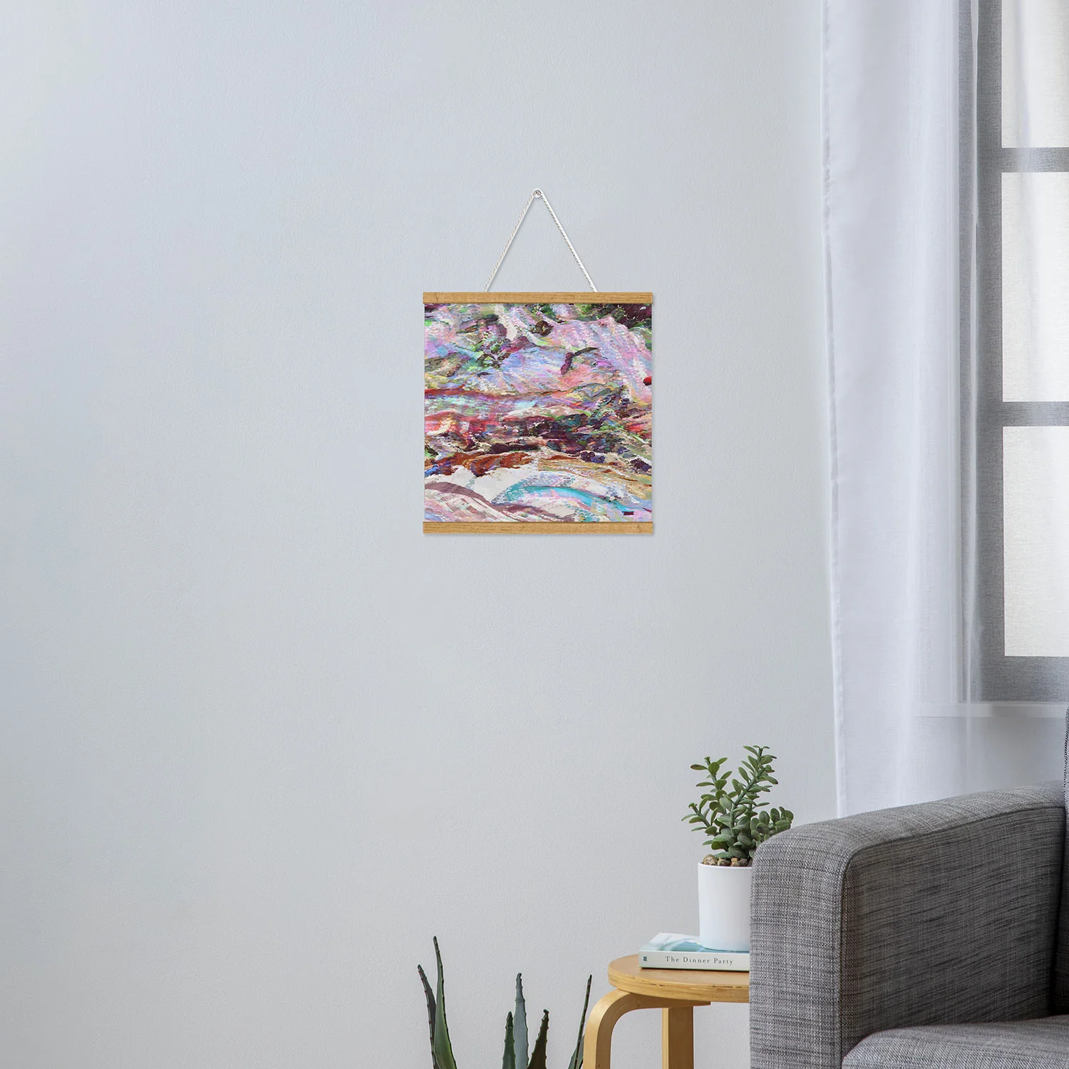 83 Oranges Sequin Haze Art Print - Image 42