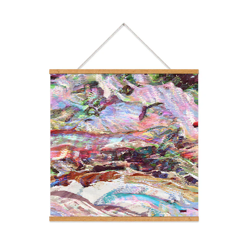 83 Oranges Sequin Haze Art Print - Image 43