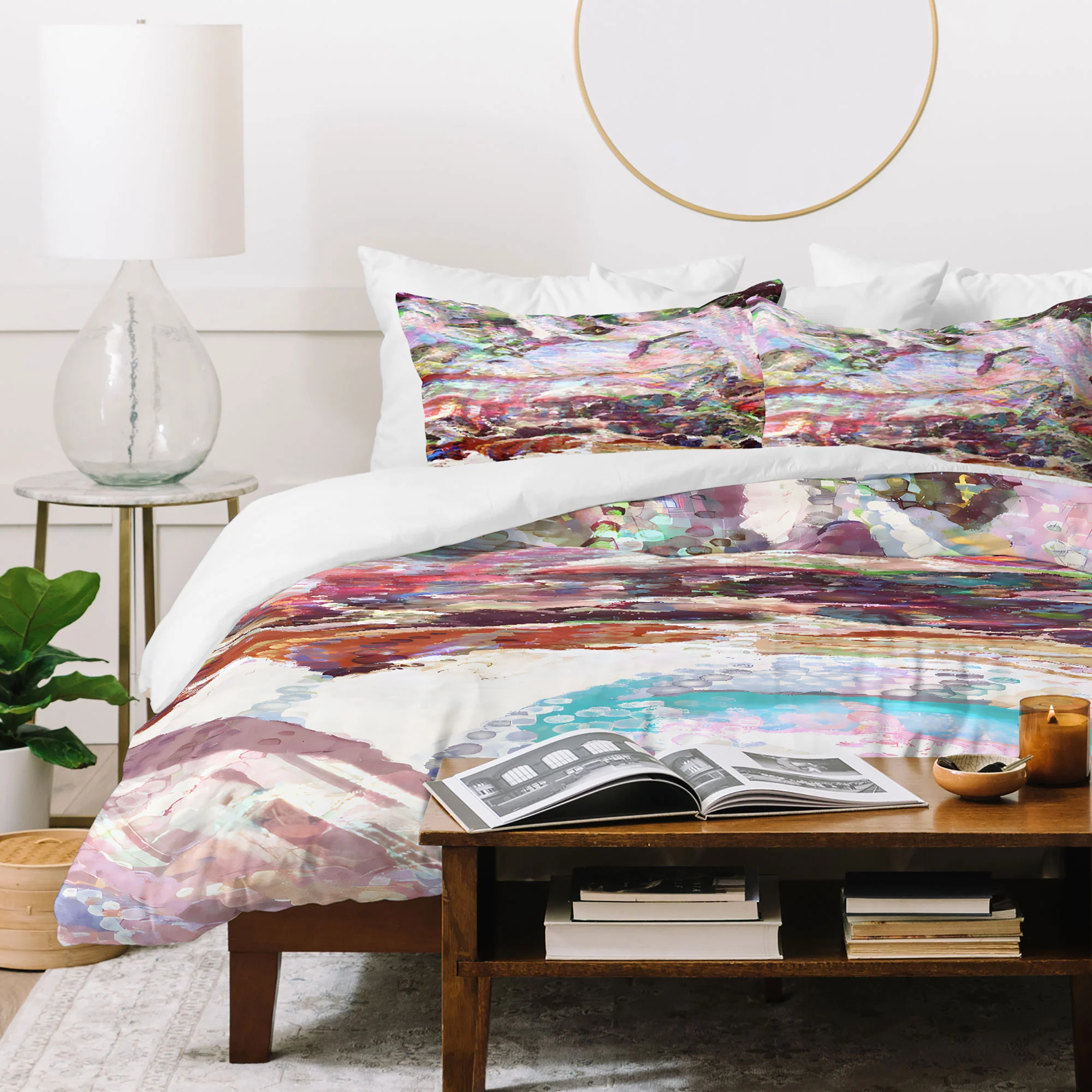 83 Oranges Sequin Haze Duvet Cover - Image 23