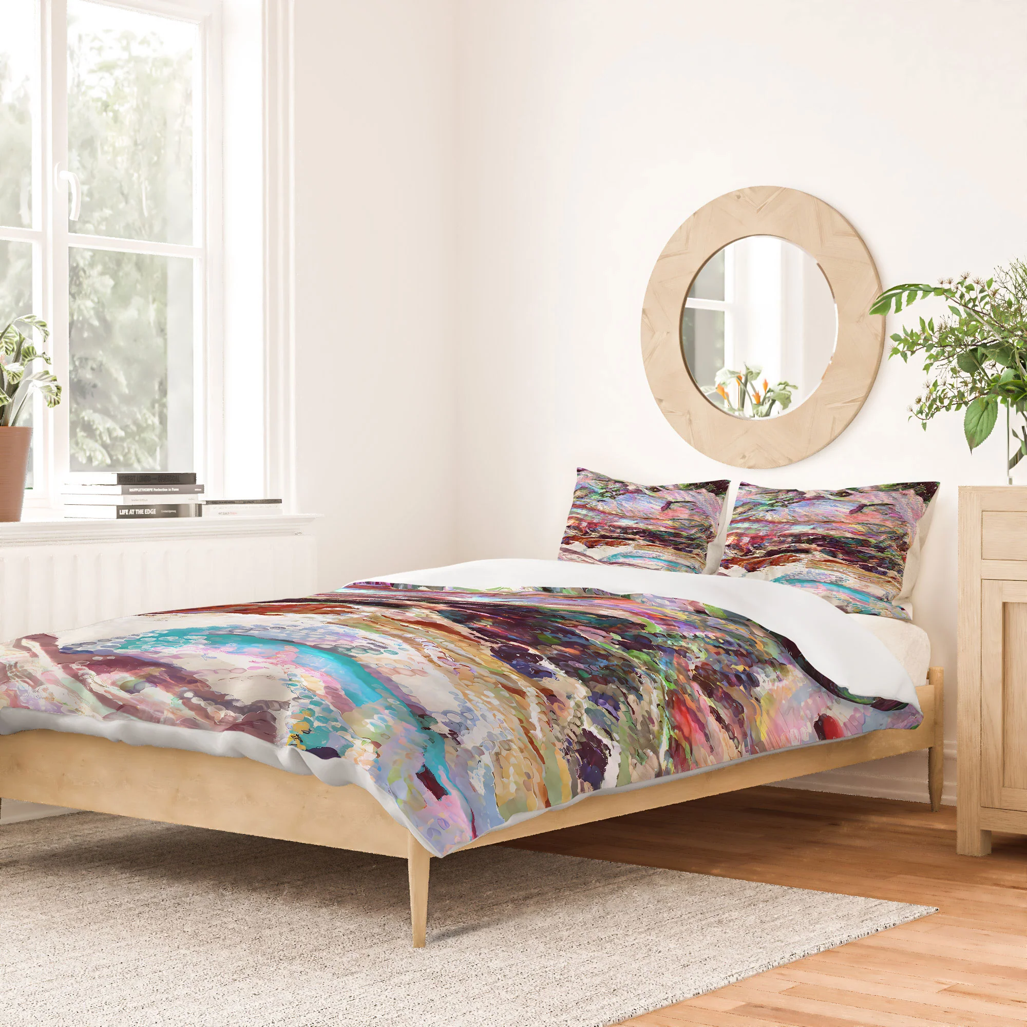 83 Oranges Sequin Haze Duvet Cover - Image 34