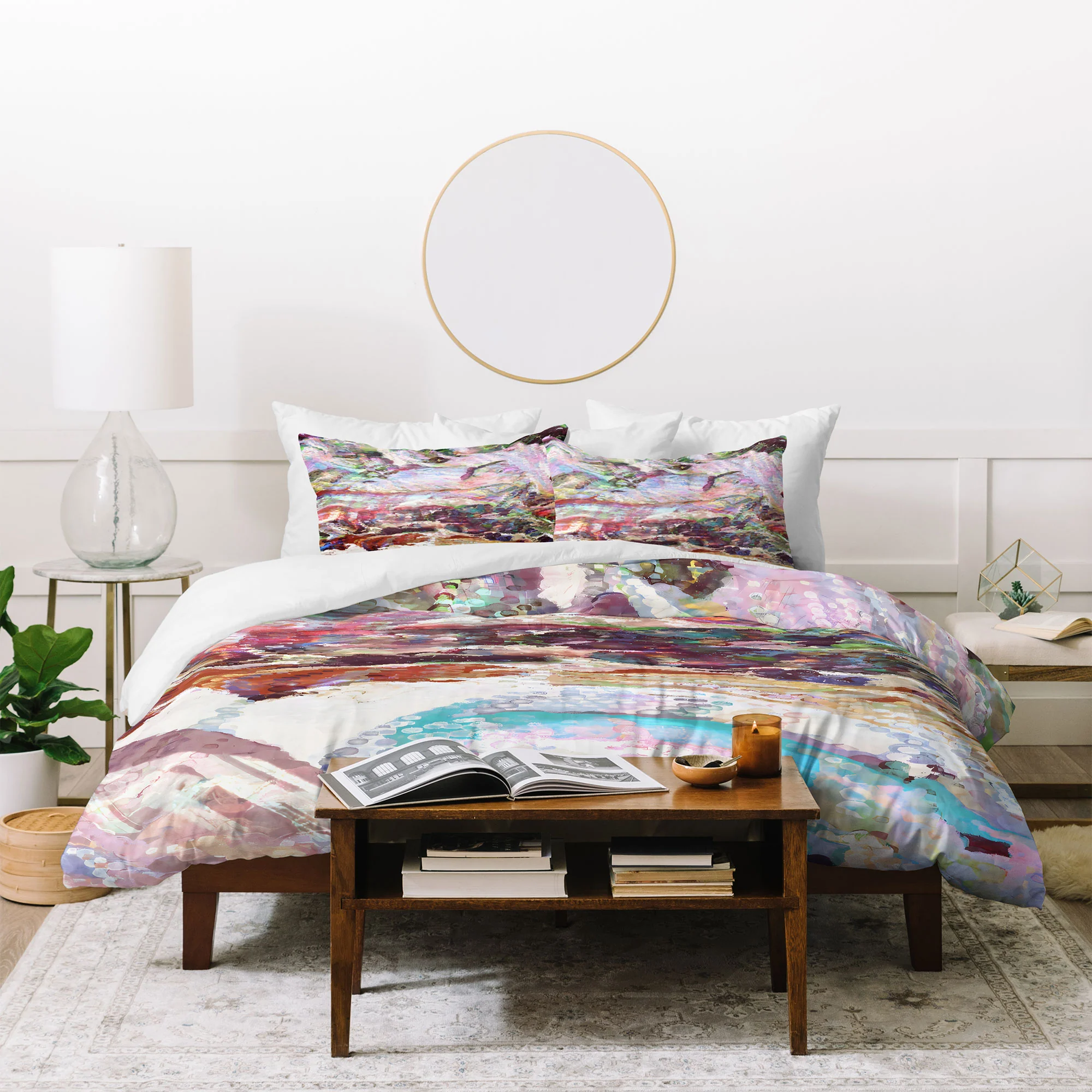 83 Oranges Sequin Haze Duvet Cover - Image 60