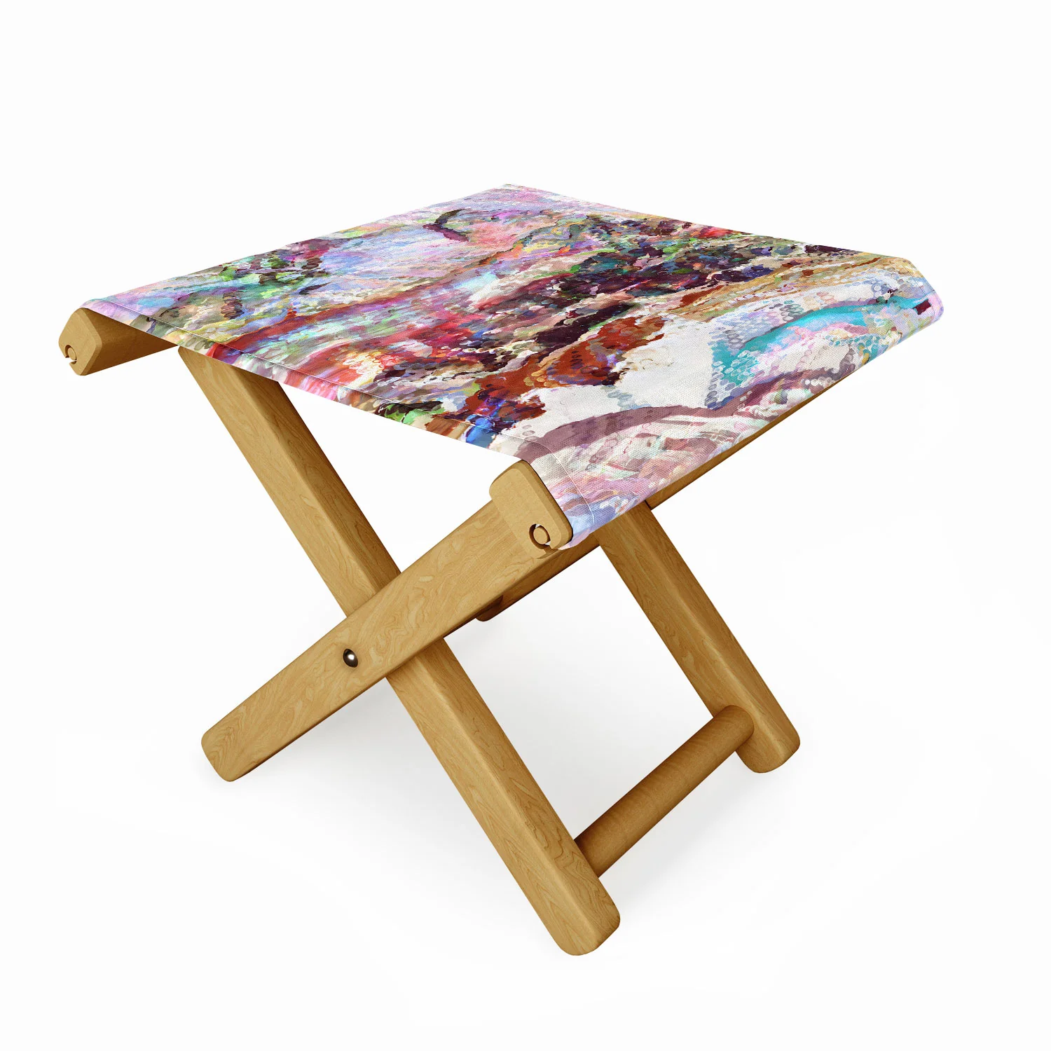 83 Oranges Sequin Haze Folding Stool - Image 2