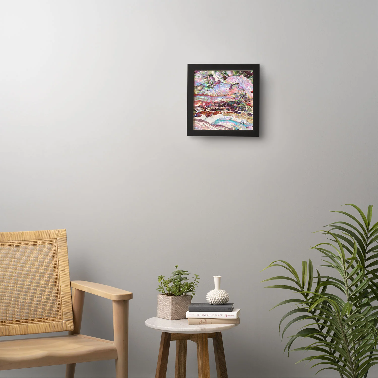 83 Oranges Sequin Haze Framed Wall Art - Image 8