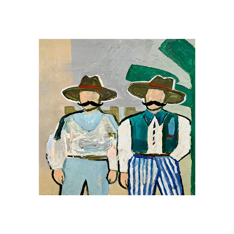 83 Oranges Side By Side Cowboy Edition Art Print - Image 19