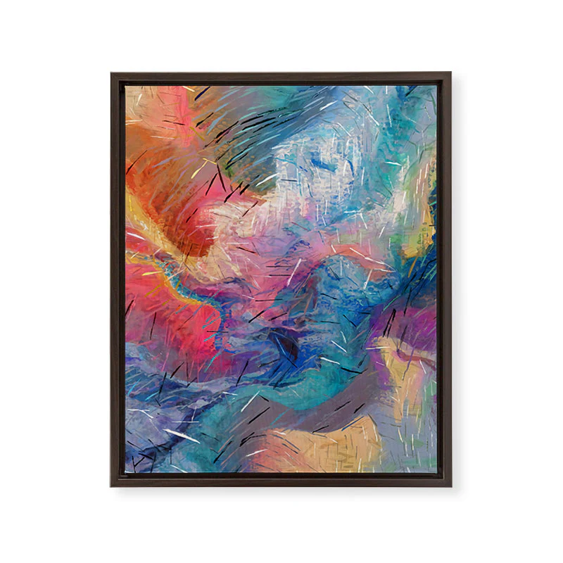 83 Oranges Soul Driven Abstraction Art Canvas - Image 22