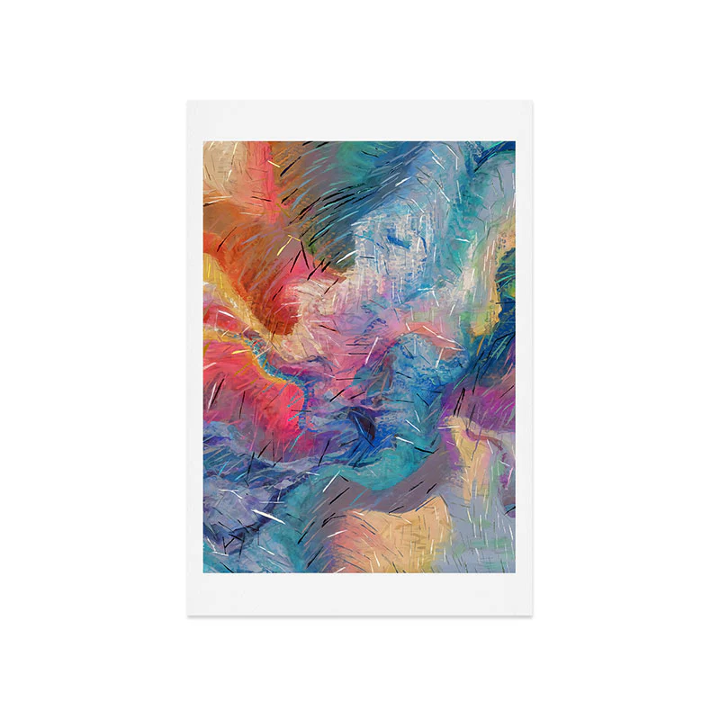 83 Oranges Soul Driven Abstraction Art Print - Image 25