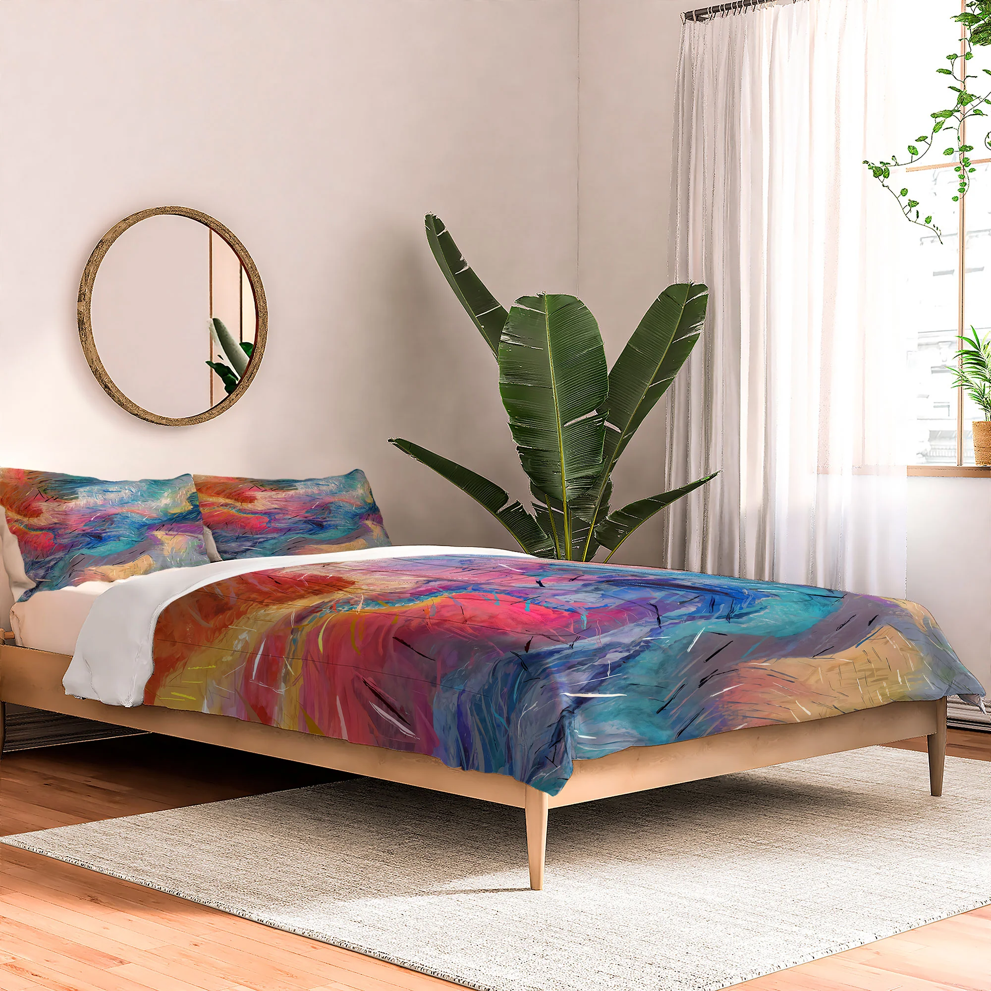 83 Oranges Soul Driven Abstraction Comforter - Image 14