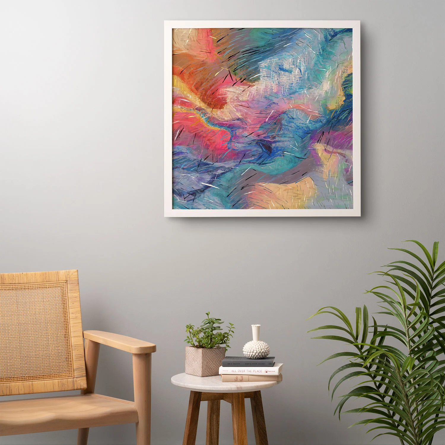 83 Oranges Soul Driven Abstraction Framed Wall Art - Image 18
