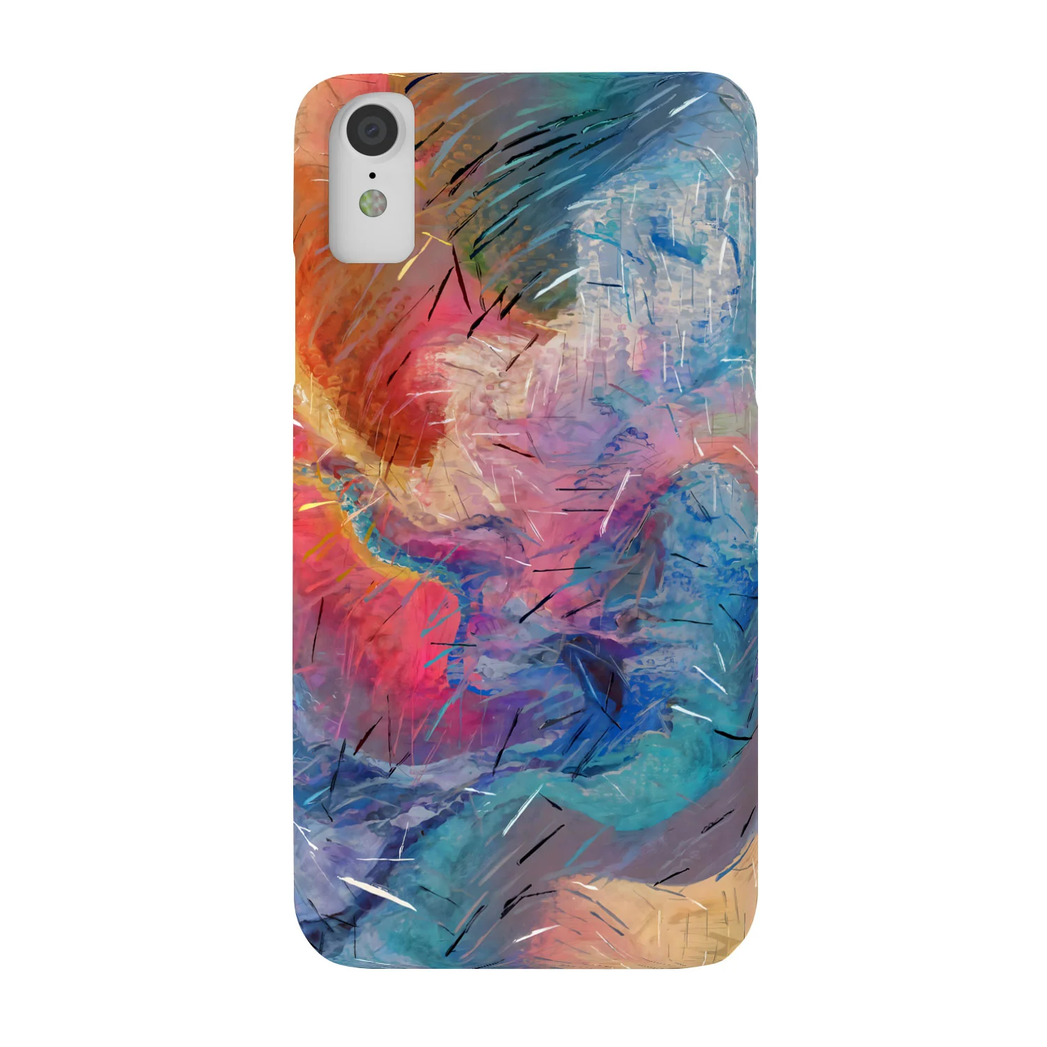 83 Oranges Soul Driven Abstraction Phone Case - Image 13