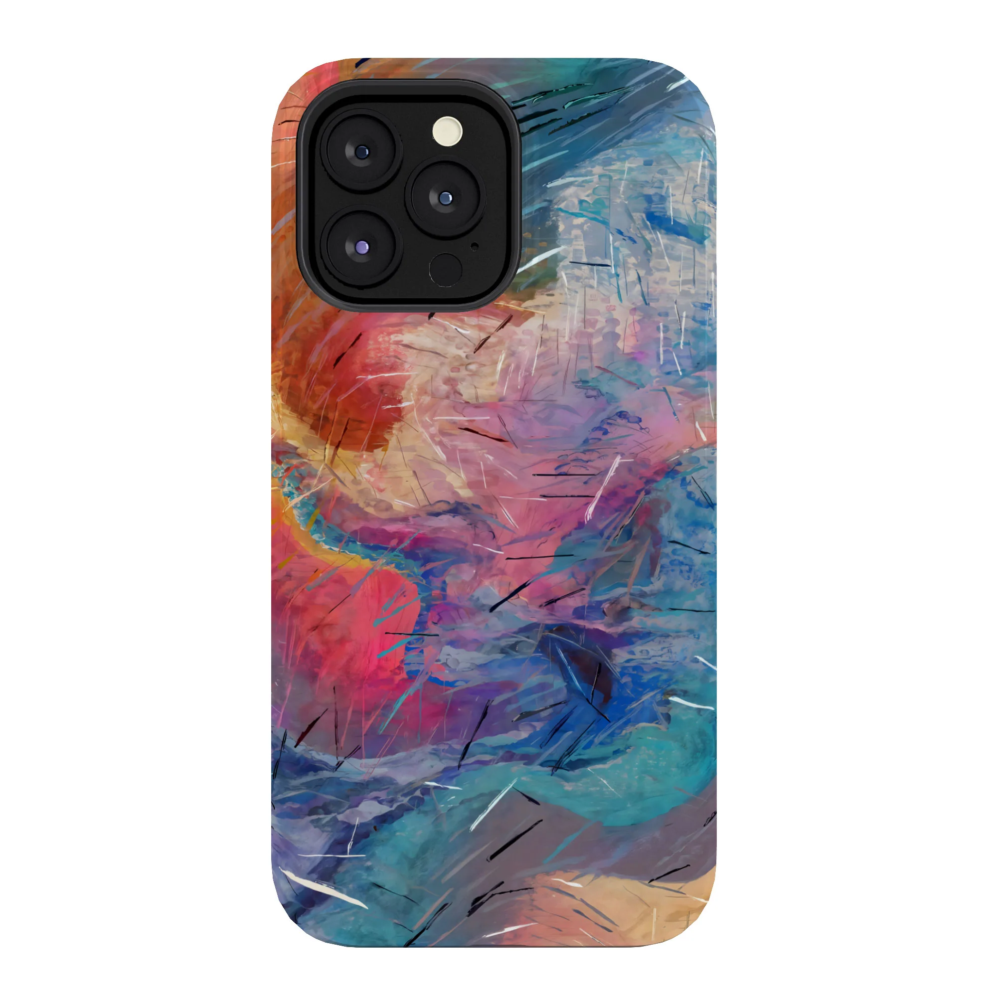 83 Oranges Soul Driven Abstraction Phone Case - Image 46