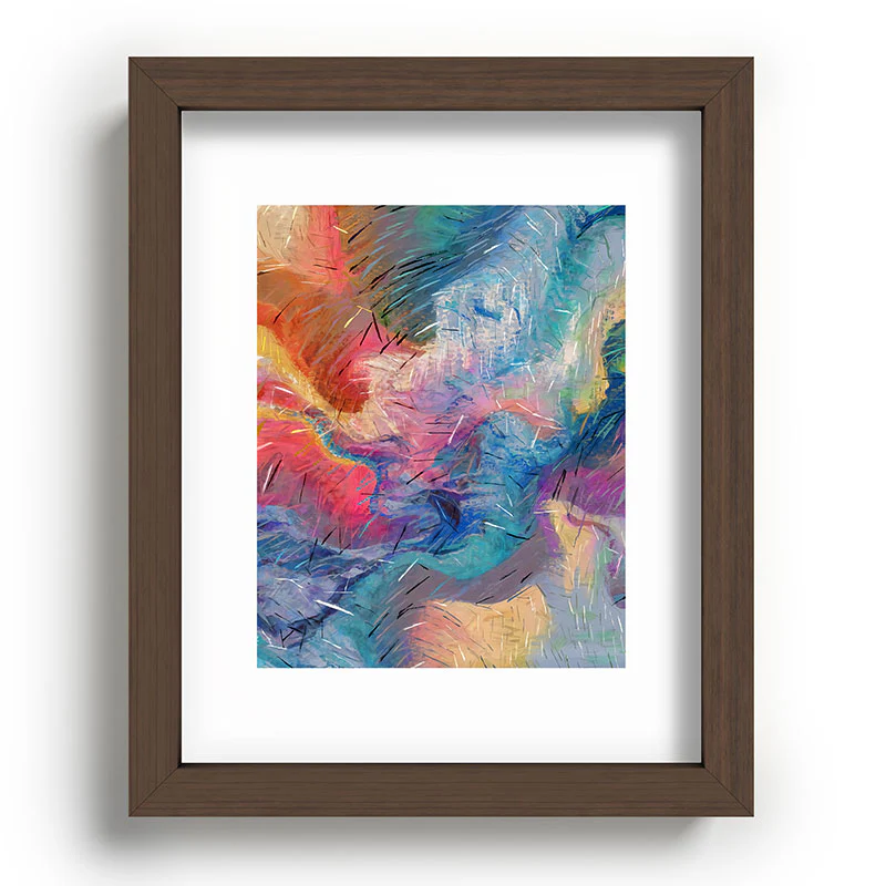 83 Oranges Soul Driven Abstraction Recessed Framing Rectangle - Image 7
