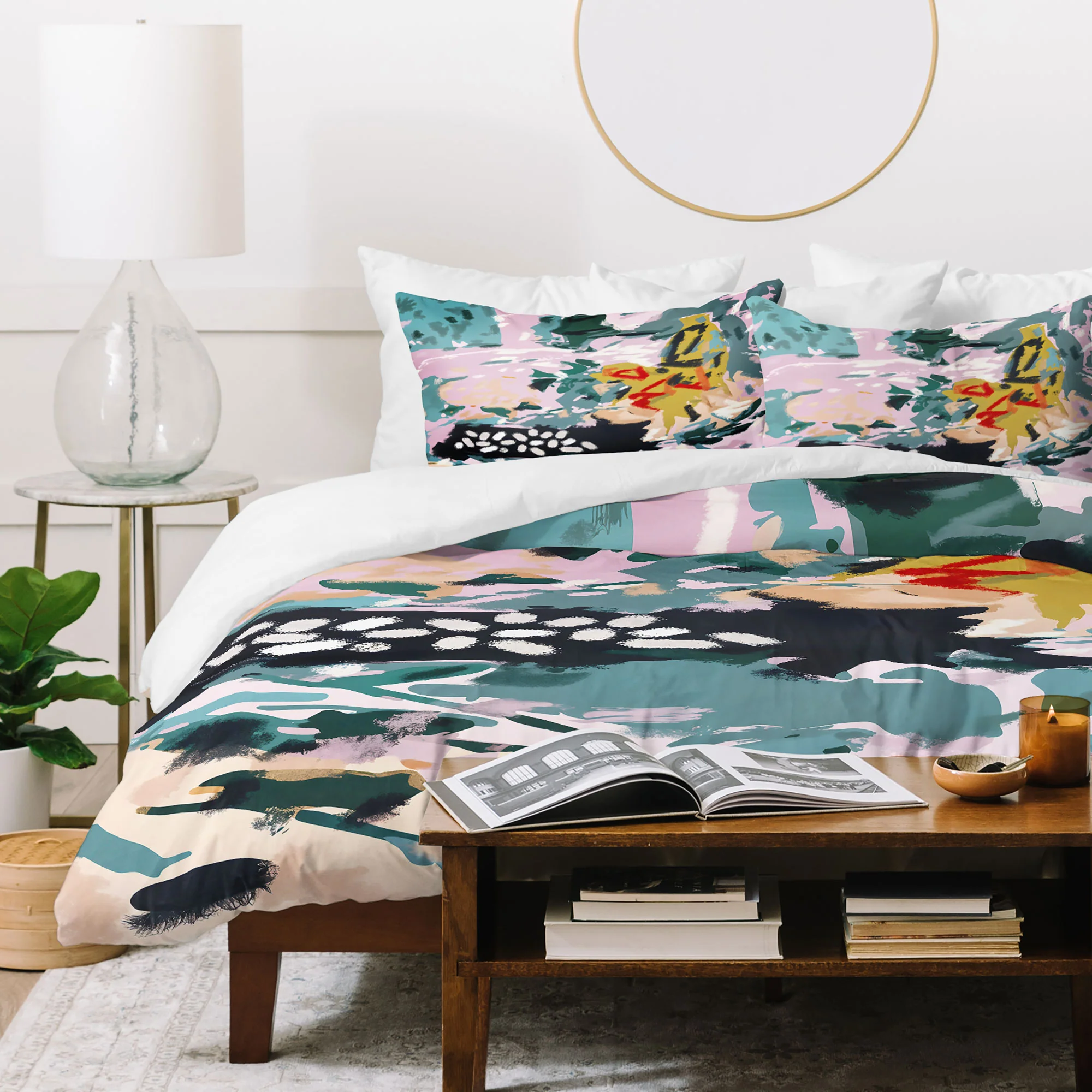 83 Oranges The Olive Watcher Duvet Cover - Image 55