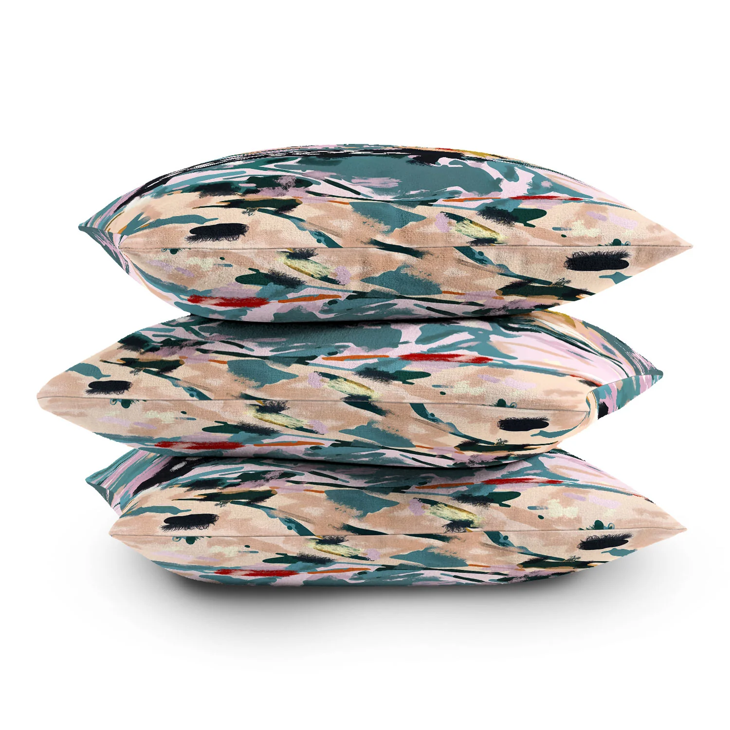 83 Oranges The Olive Watcher Throw Pillow - Image 4