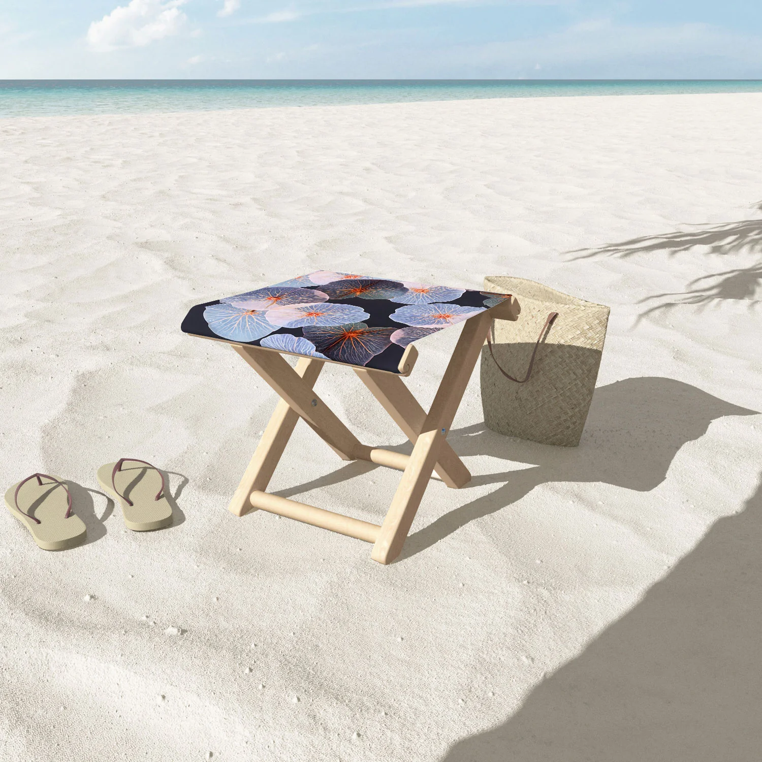 83 Oranges Translucence Folding Stool - Image 3