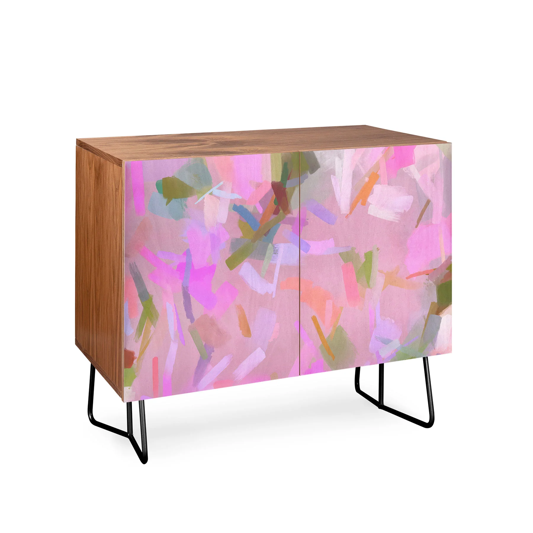 83 Oranges Whispers In Pink Credenza - Image 5