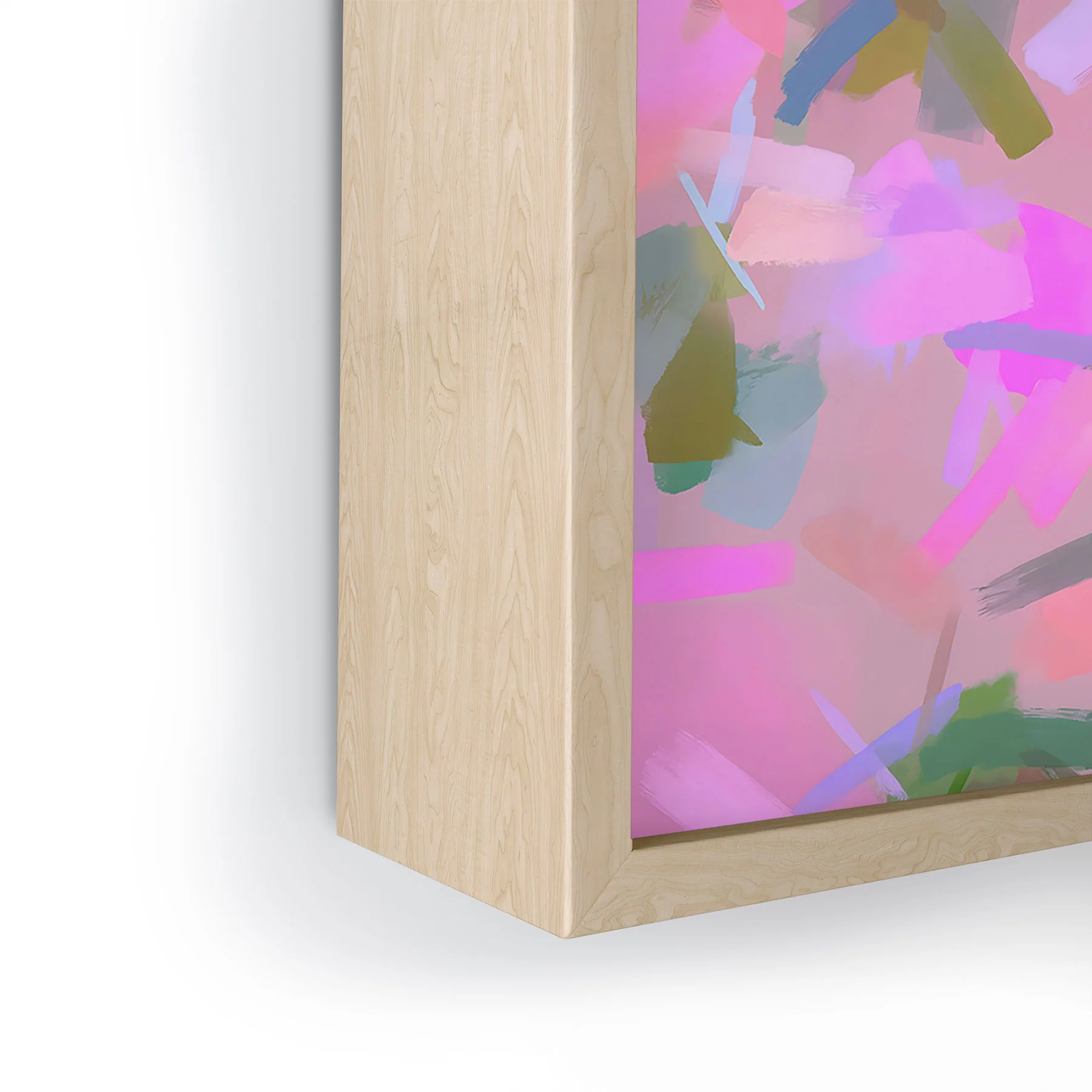 83 Oranges Whispers In Pink Framed Mini Art Print - Image 12