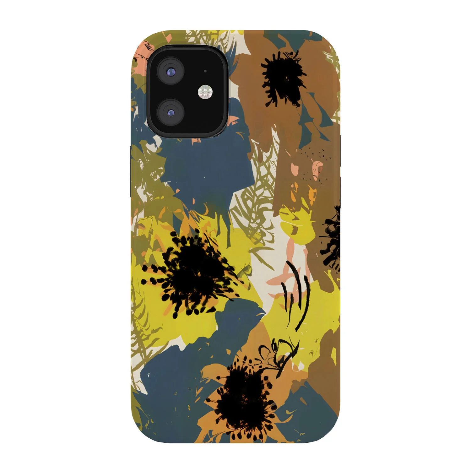 83 Oranges Yellow Ochre Florals Phone Case - Image 25