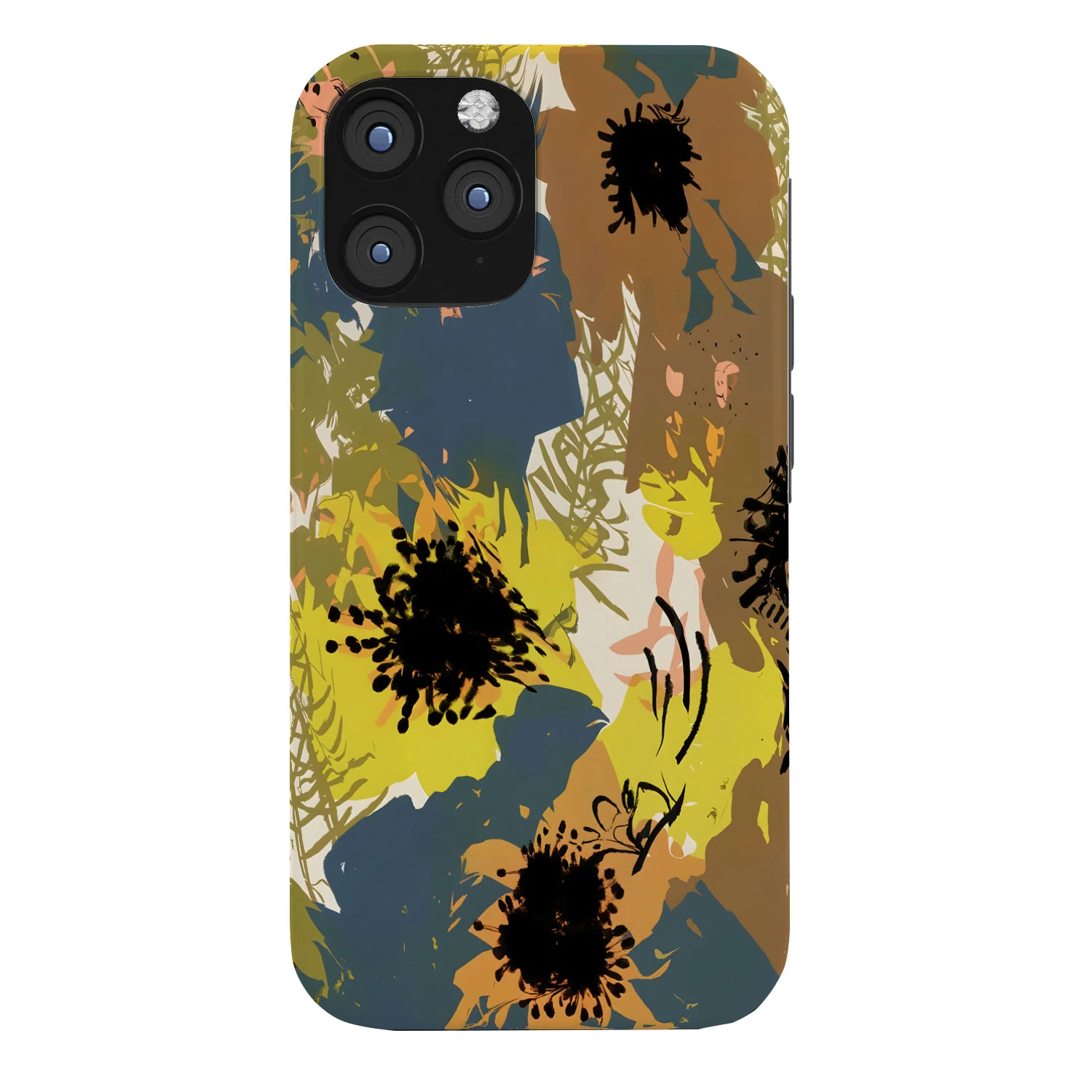 83 Oranges Yellow Ochre Florals Phone Case - Image 27