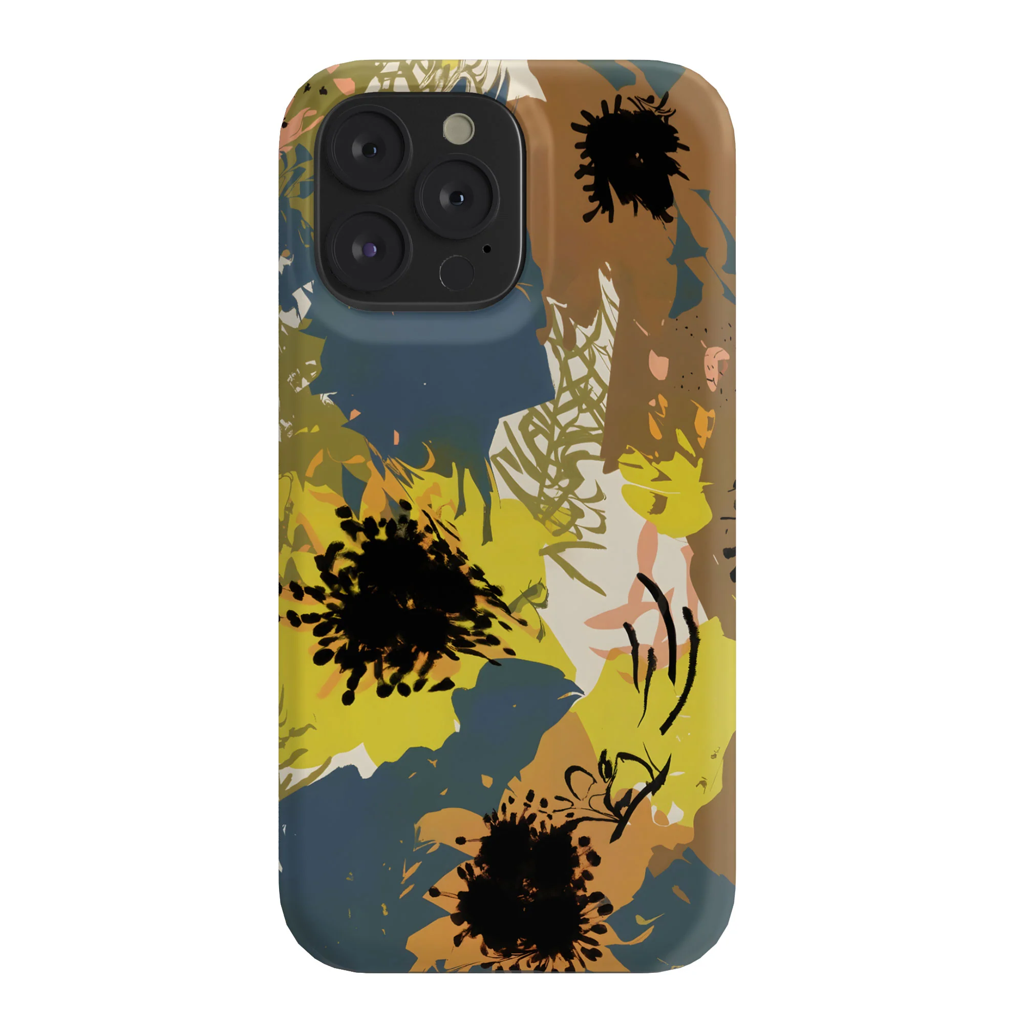 83 Oranges Yellow Ochre Florals Phone Case - Image 54