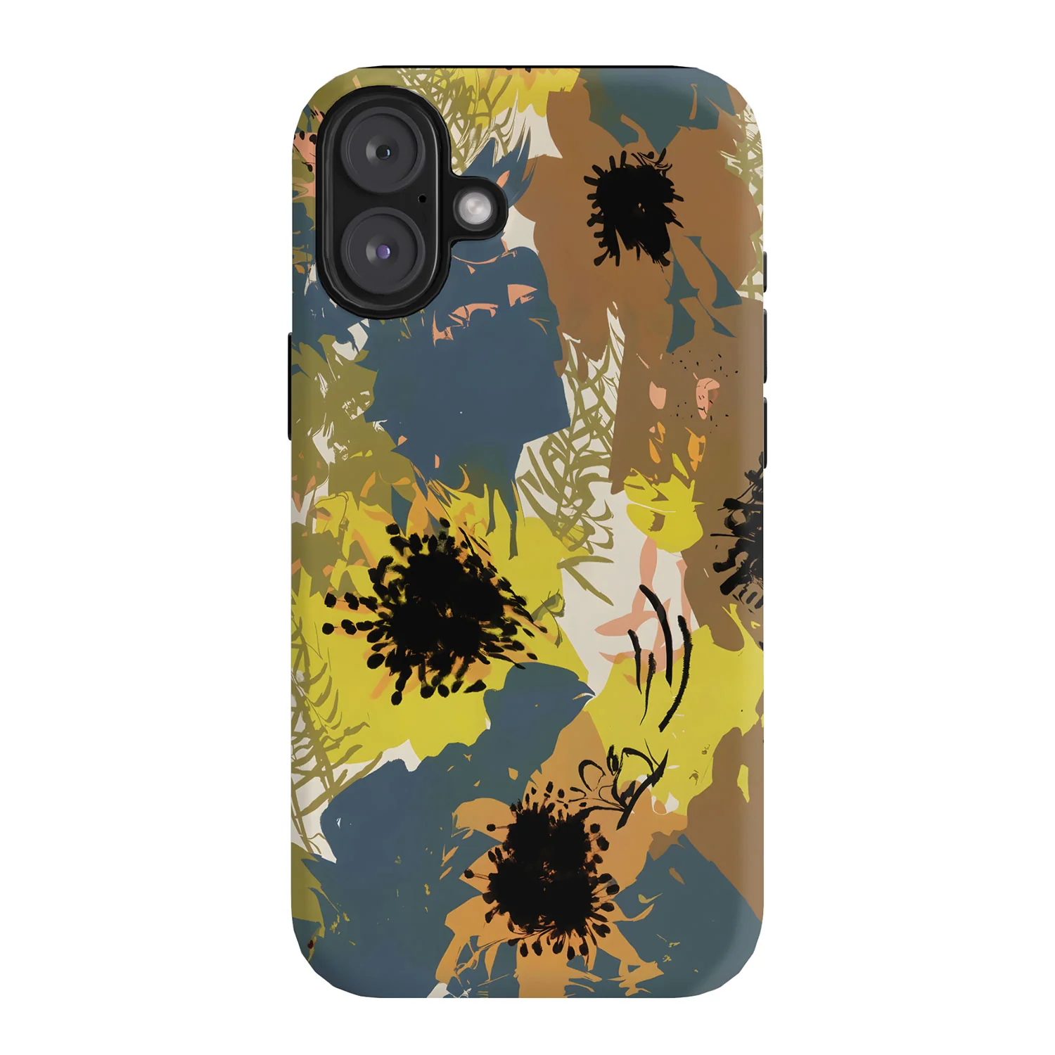 83 Oranges Yellow Ochre Florals Phone Case - Image 61
