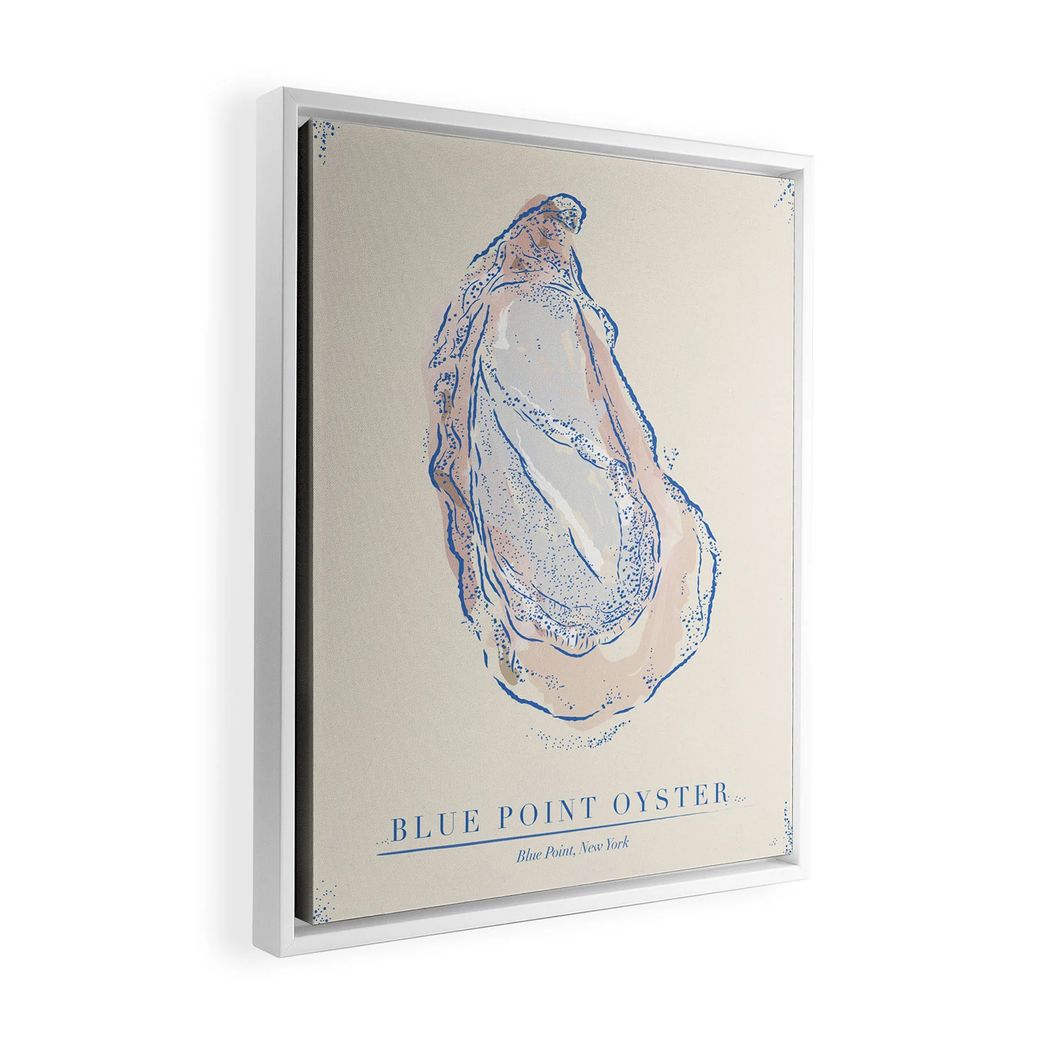 ad Oyster Blue Art Canvas - Image 15