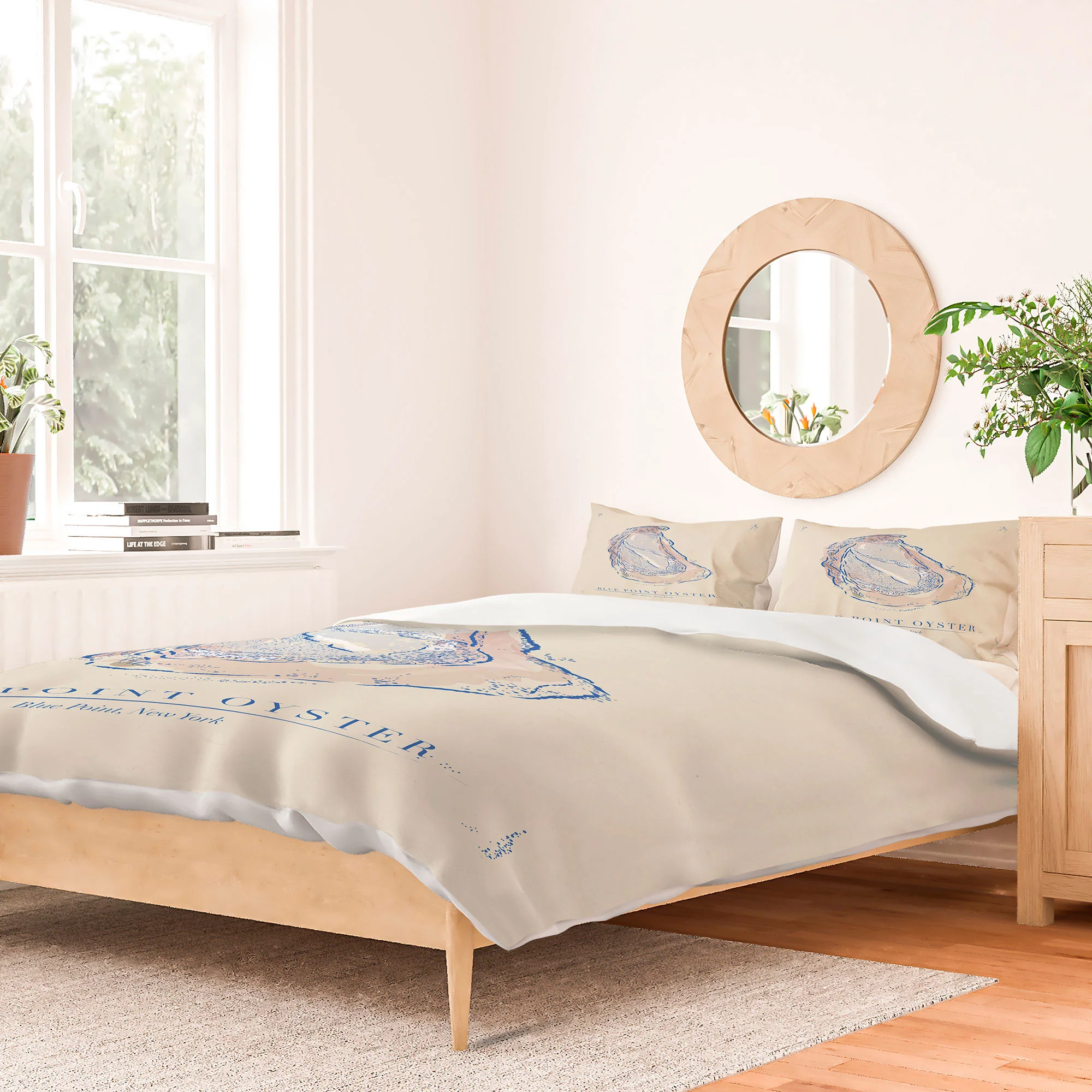 ad Oyster Blue Duvet Cover - Image 38