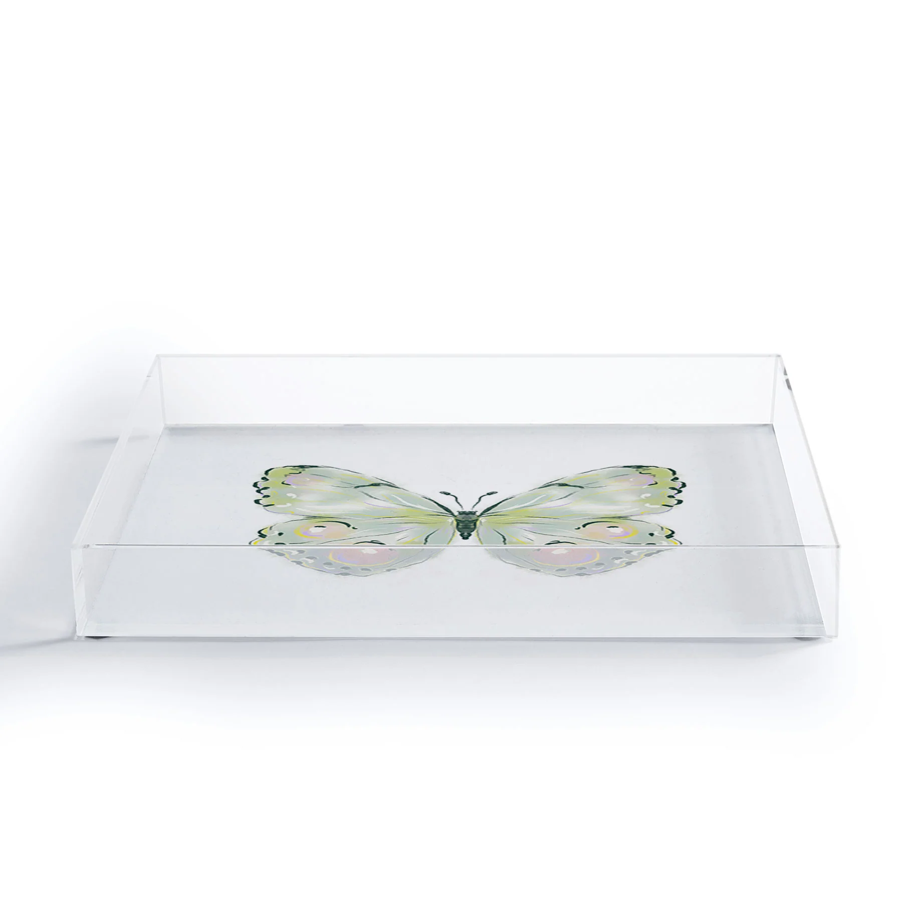 Agnes 91 Exquisite Light Green Watercol Acrylic Tray - Image 6