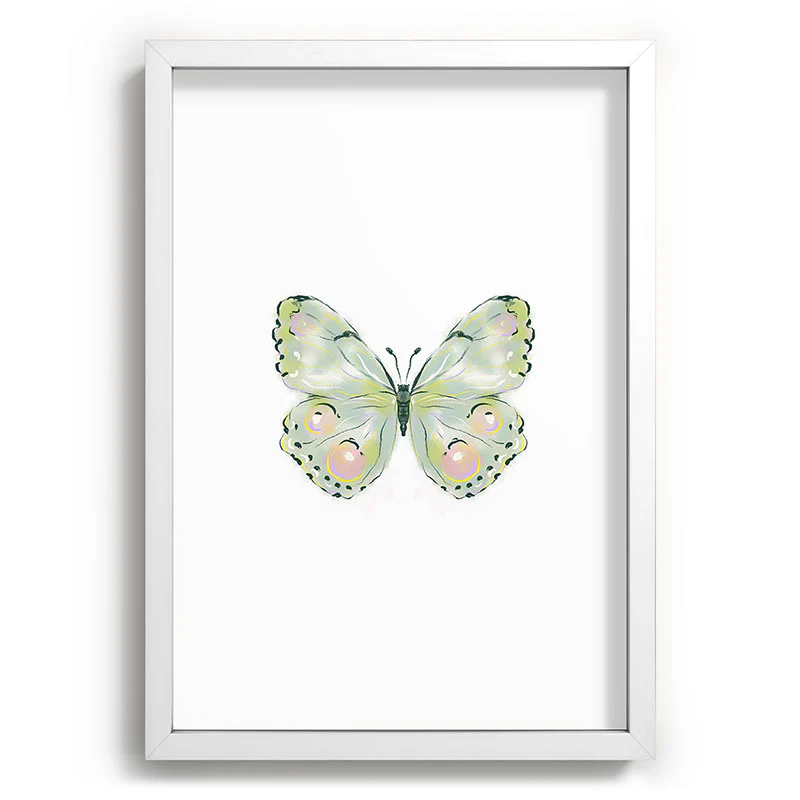 Agnes 91 Exquisite Light Green Watercol Recessed Framing Rectangle - Image 11