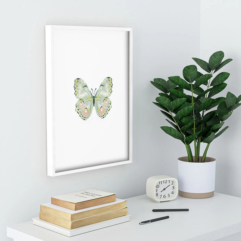 Agnes 91 Exquisite Light Green Watercol Recessed Framing Rectangle - Image 20