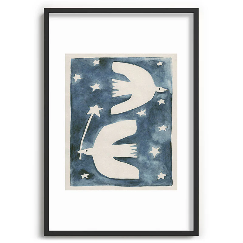 Alisa Galitsyna Celestial Birds V2 Recessed Framing Rectangle - Image 25