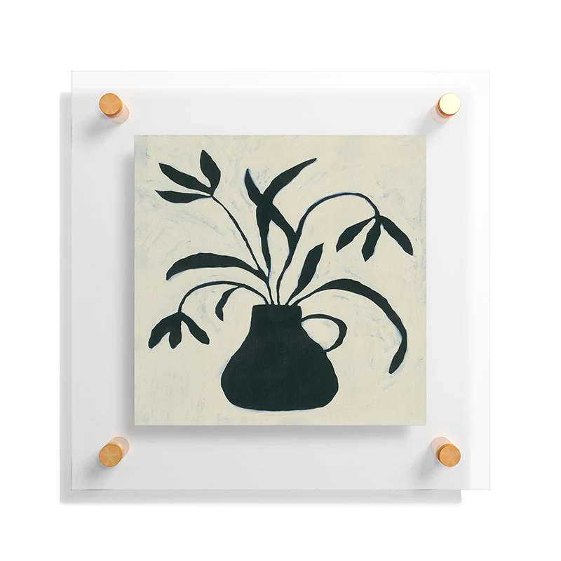 Alisa Galitsyna Floral Shadows V2 Floating Acrylic Print - Image 7