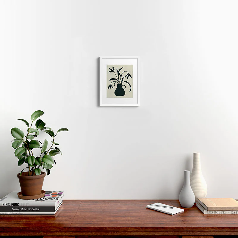 Alisa Galitsyna Floral Shadows V2 Framed Art Print - Image 40