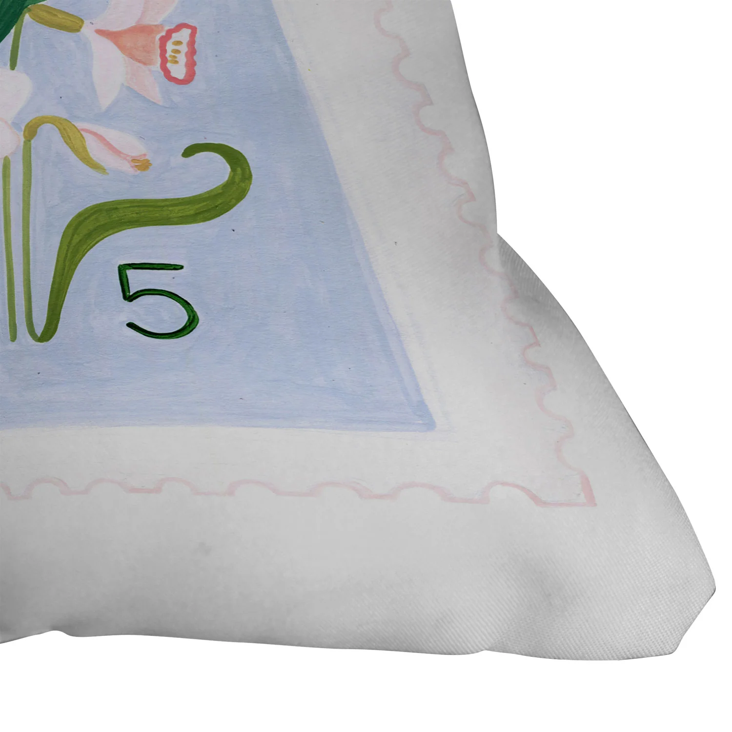 Ambers Textiles Daffodil 2 Throw Pillow - Image 3