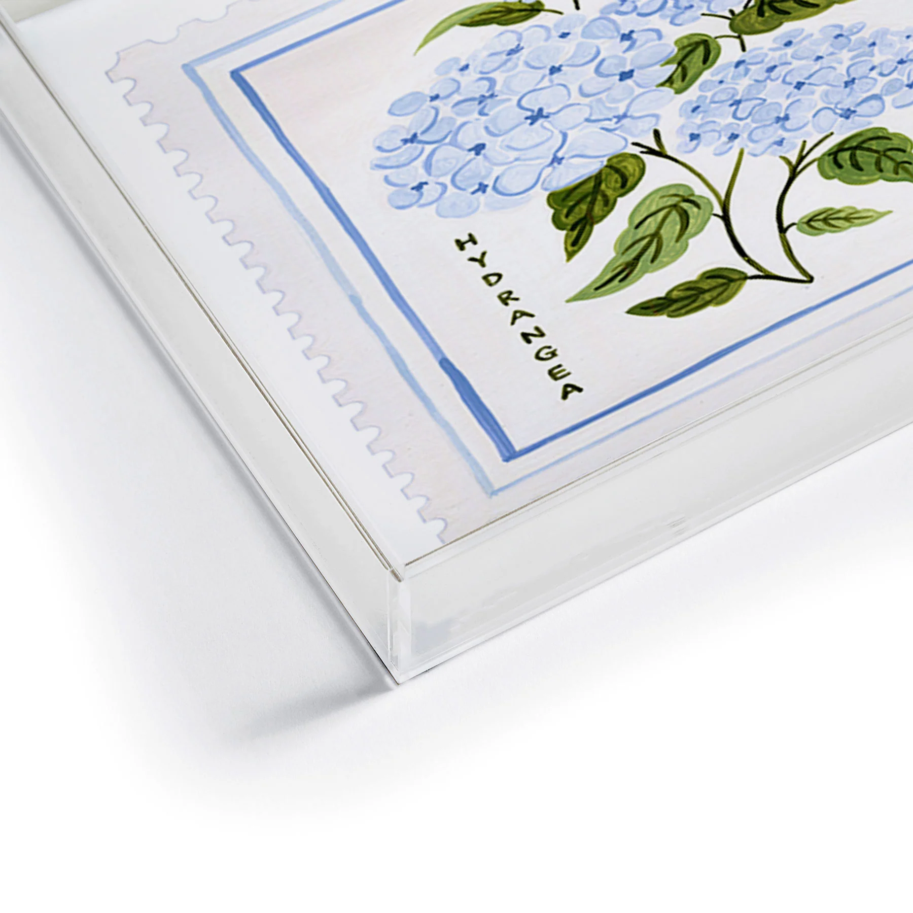 Ambers Textiles Hydrangea II Acrylic Tray - Image 9
