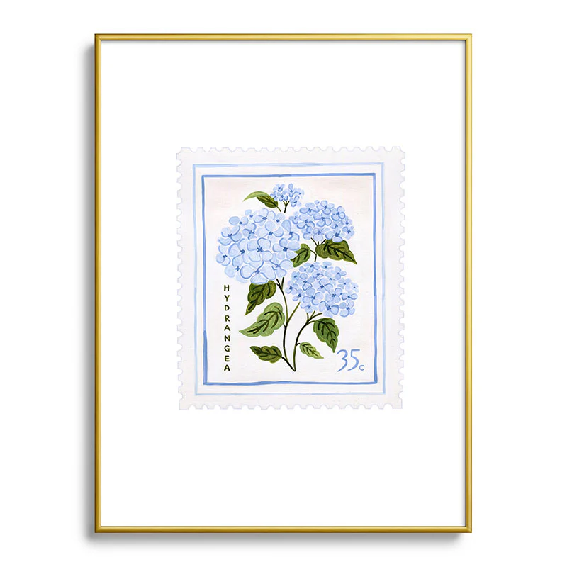 Ambers Textiles Hydrangea II Metal Framed Art Print - Image 25