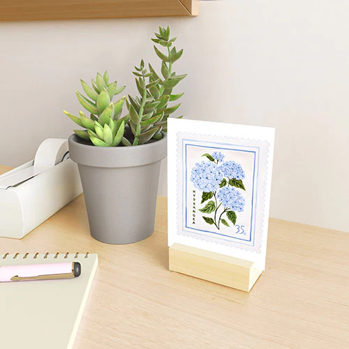 Ambers Textiles Hydrangea II Mini Art Print - Image 3