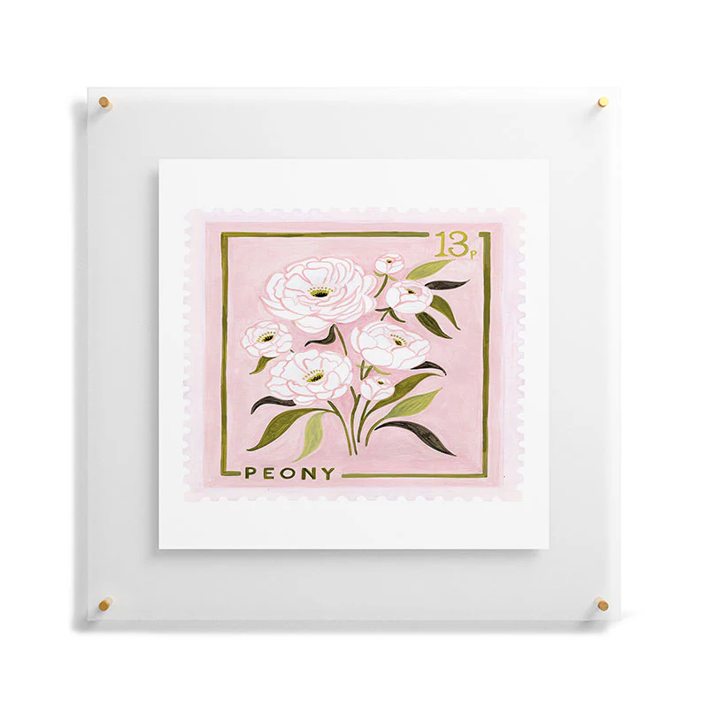 Ambers Textiles Peony 2 Floating Acrylic Print - Image 37