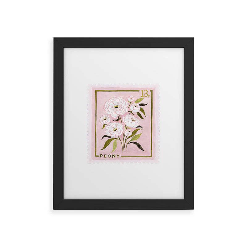 Ambers Textiles Peony 2 Framed Art Print - Image 11