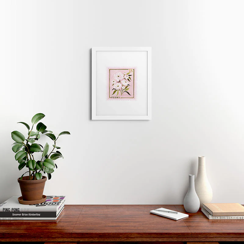 Ambers Textiles Peony 2 Framed Art Print - Image 20