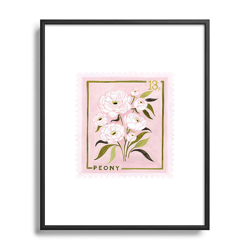 Ambers Textiles Peony 2 Metal Framed Art Print - Image 9