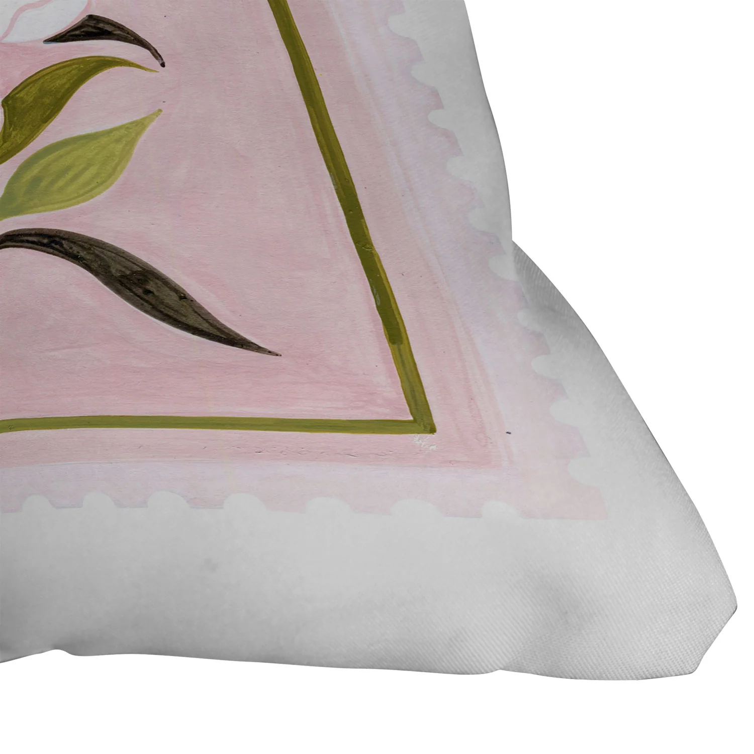 Ambers Textiles Peony 2 Throw Pillow - Image 3