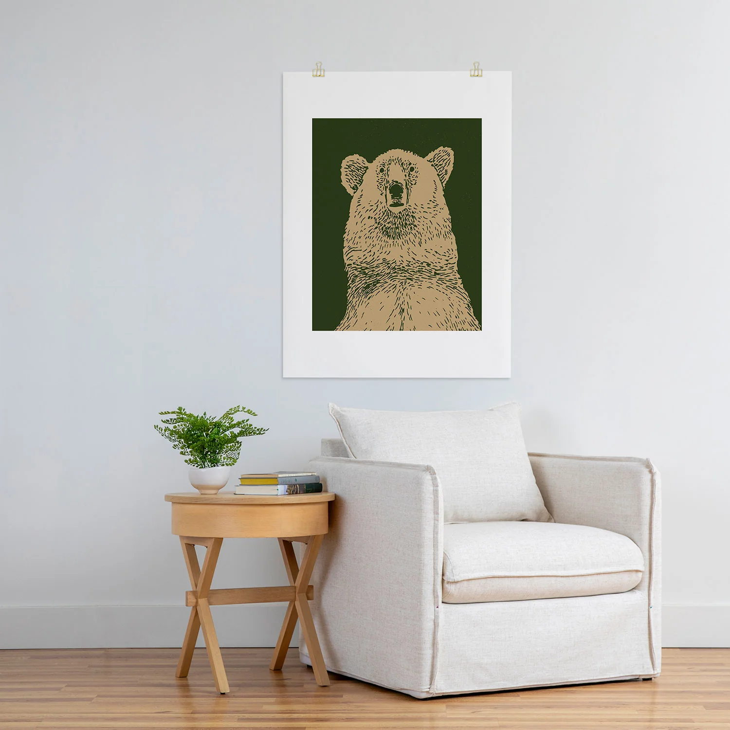 Andrew Henry Kodiak Bear Art Print - Image 24