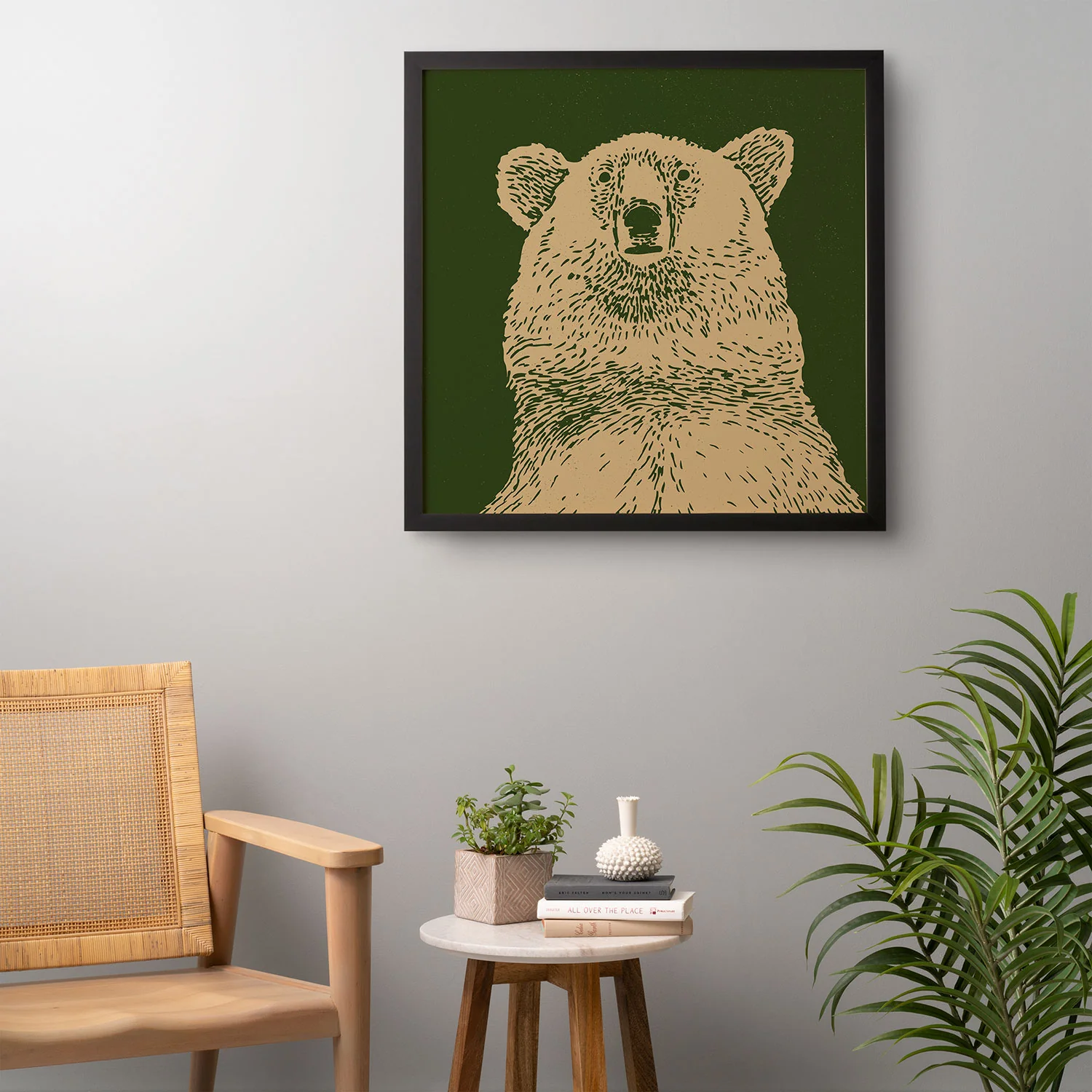 Andrew Henry Kodiak Bear Framed Wall Art - Image 12