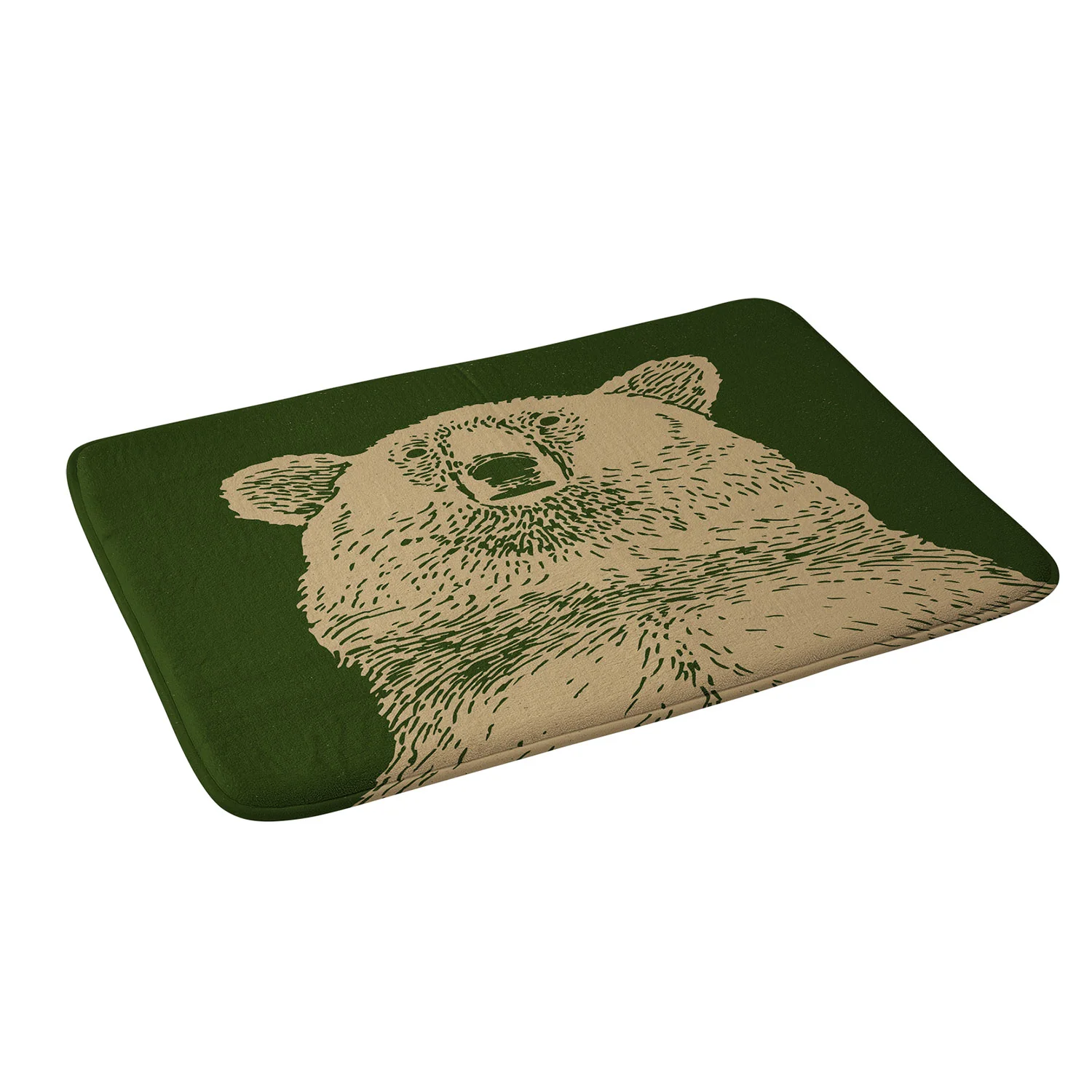 Andrew Henry Kodiak Bear Memory Foam Bath Mat - Image 2