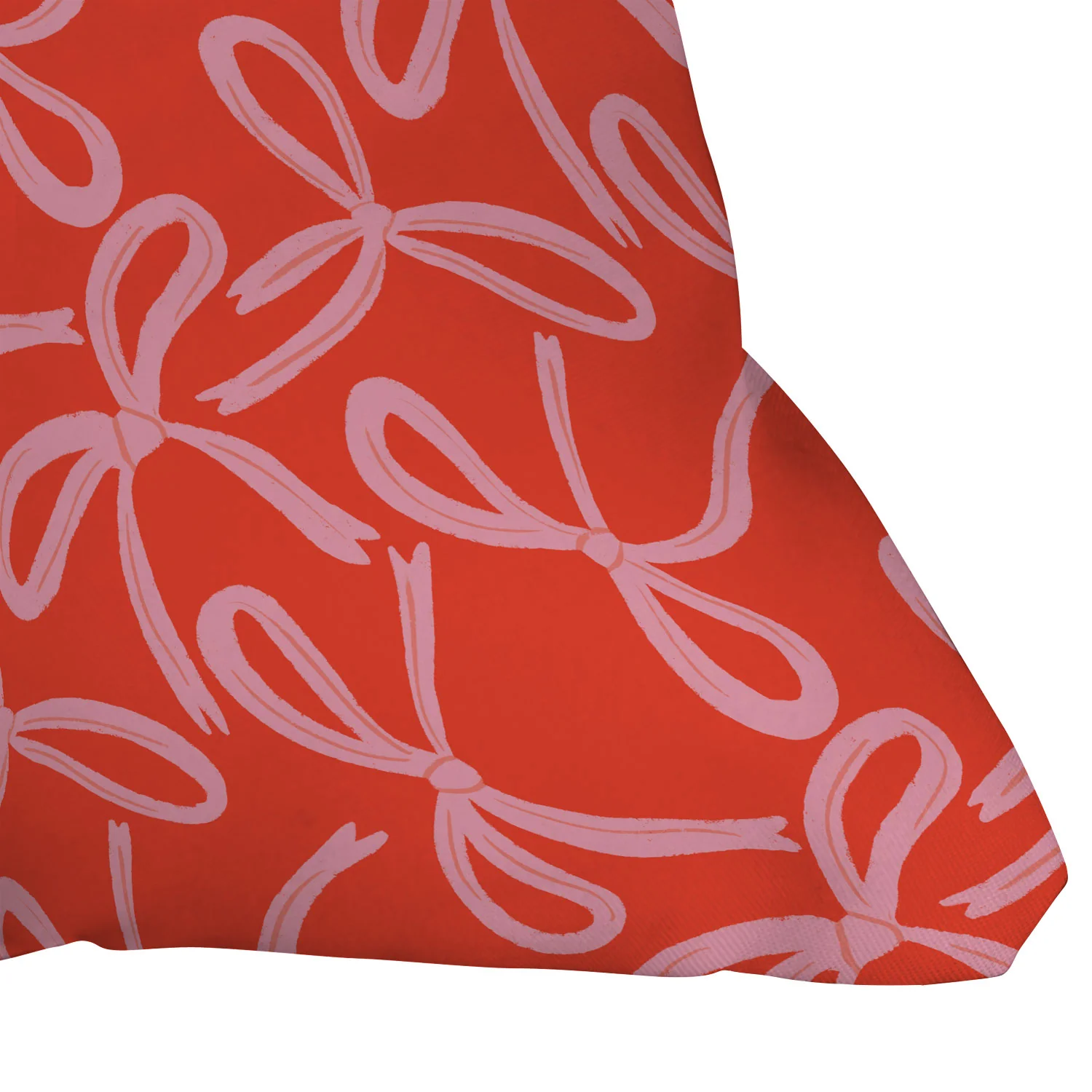 Angela Minca Cute textured coquette bows Outdoor Throw Pillow - Image 11