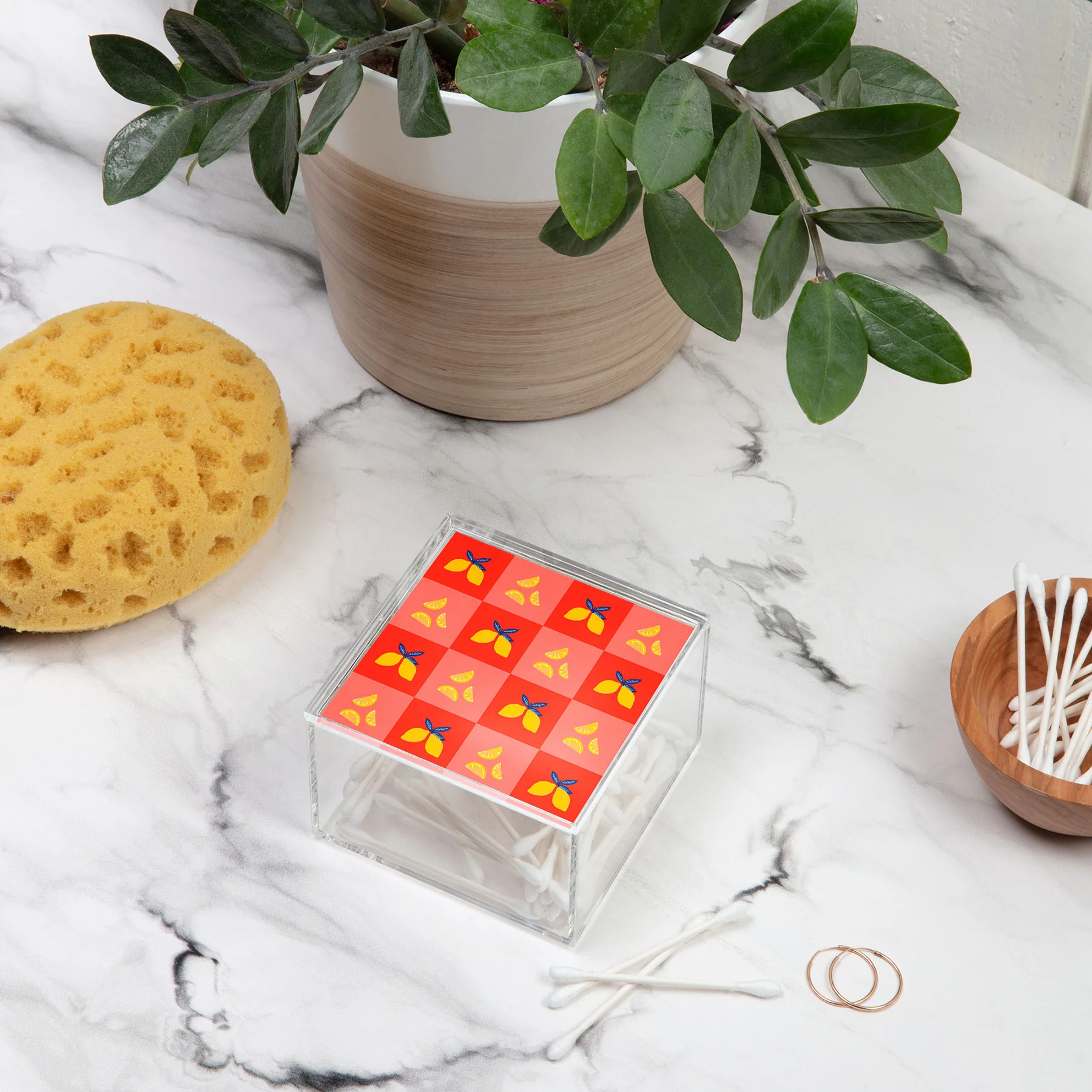 Angela Minca Lemon squares Acrylic Box - Image 4